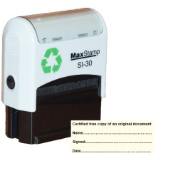 Maxstamp SI-30 Stock Stamp - CERTIFIED