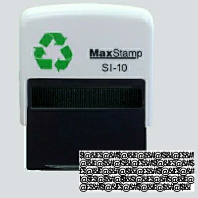 Maxstamp SI-10 ID Protection Rubber Stamp