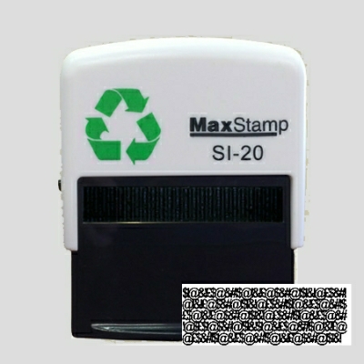 Maxstamp SI-20 ID Protection Rubber Stamp