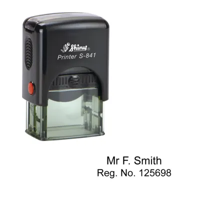 Shiny Printer S-841 Rubber Stamp
