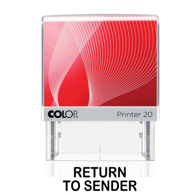 Colop Printer 20 Stock Stamp - RETURN TO SENDER 