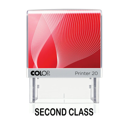 Colop Printer 20 Stock Stamp - SECOND CLASS 