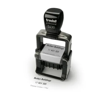Trodat 5430 Professional Date Rubber Stamp